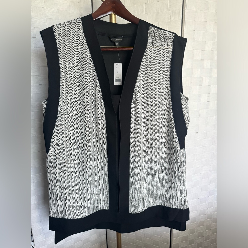 Banana Republic Pullover Oversized Sleeveless Blouse